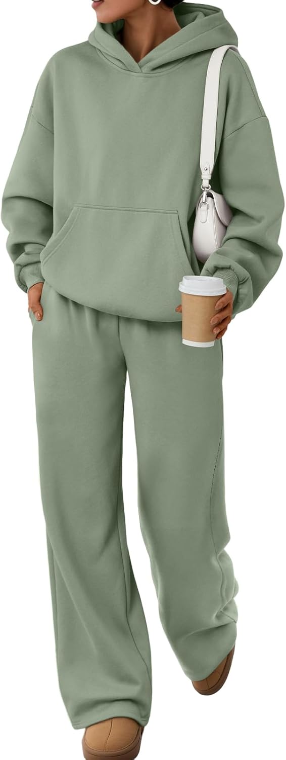 Detalle de Trendy Queen 2 Piece Lounge Sweat Set 50% Cotton