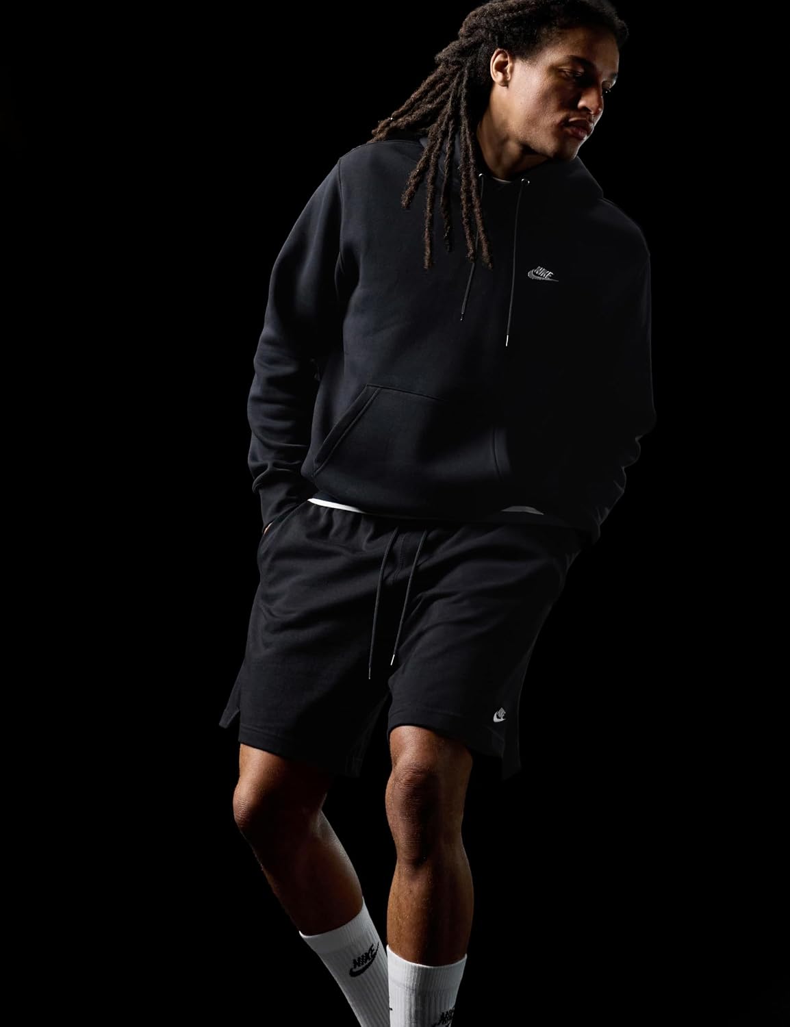 Thumbnail 1 de Nike Club Knit Shorty — męskie spodenki czarno-białe, XXL