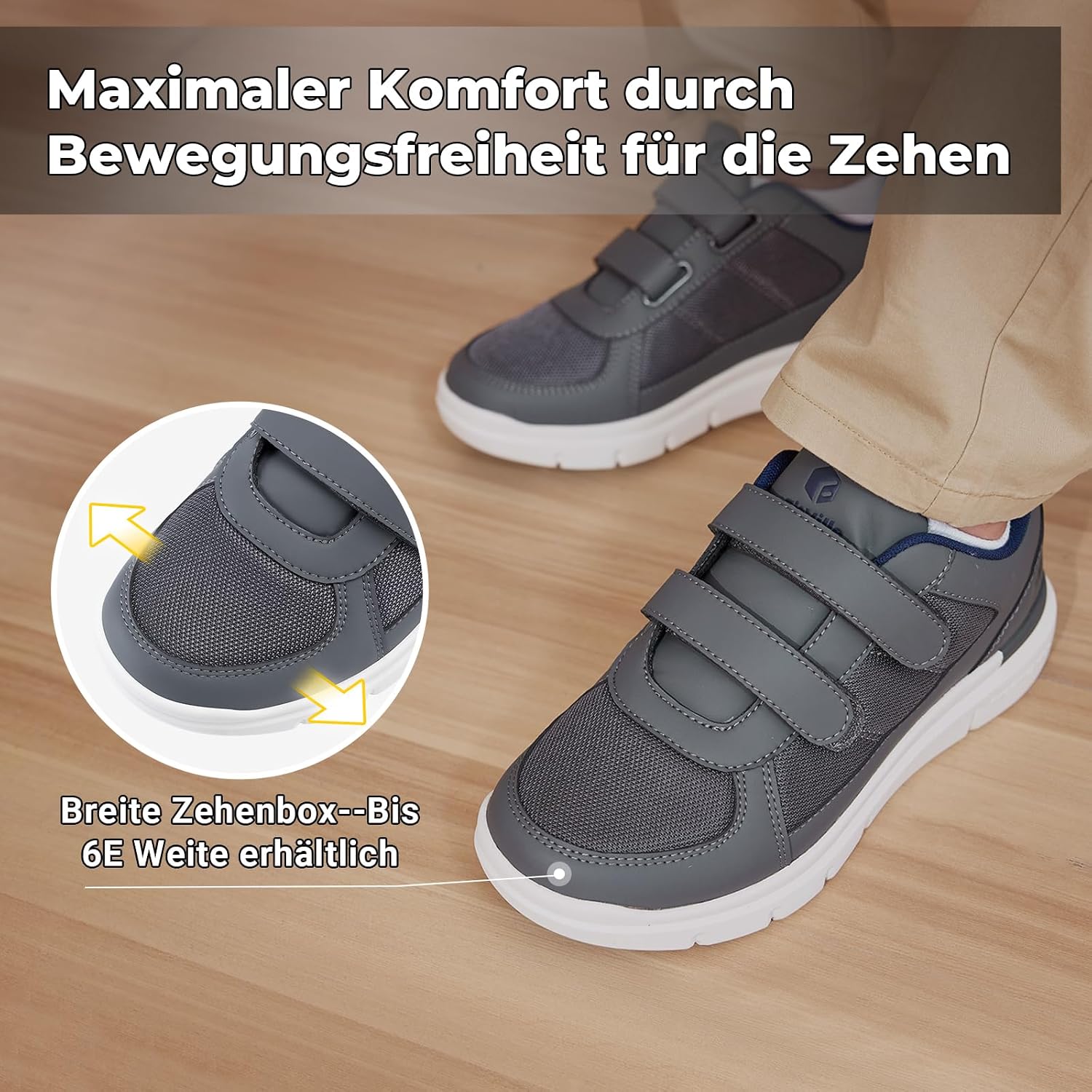 Detalle 2 de Turnschuhe Easytop Duo Strap V3 in Extra Weit