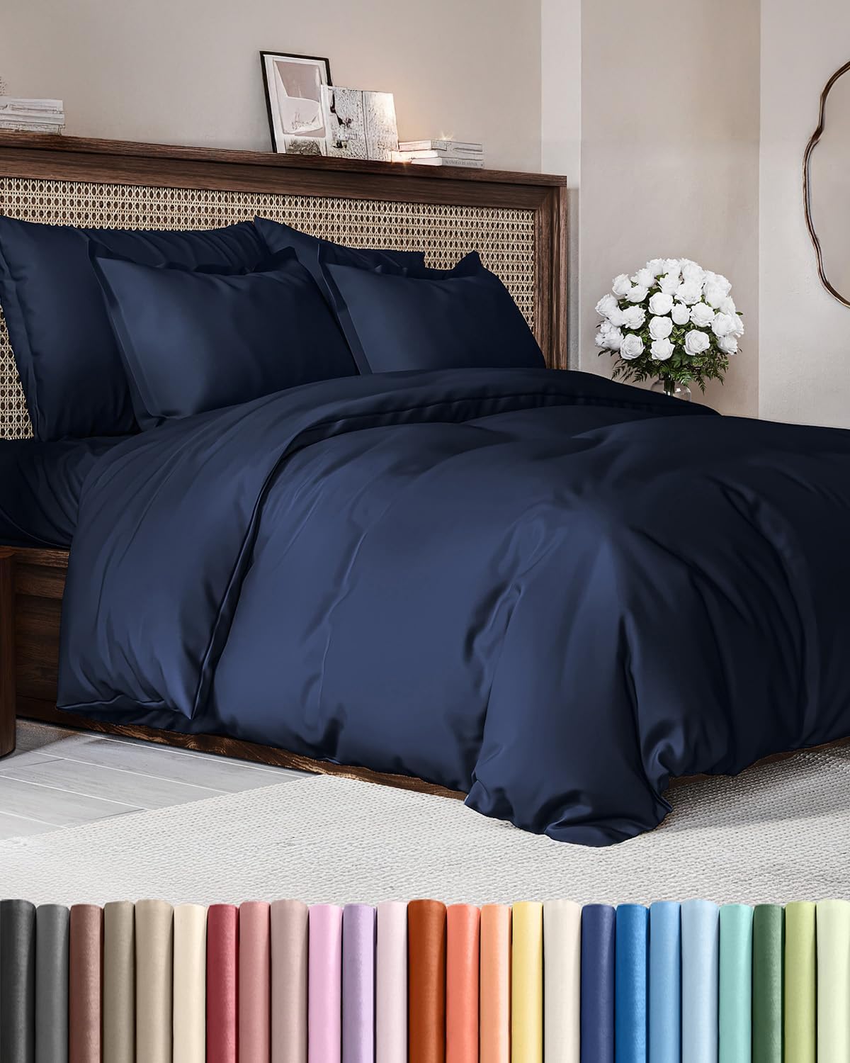 Detalle de Comfy Queen Size Duvet Cover Set 90×90