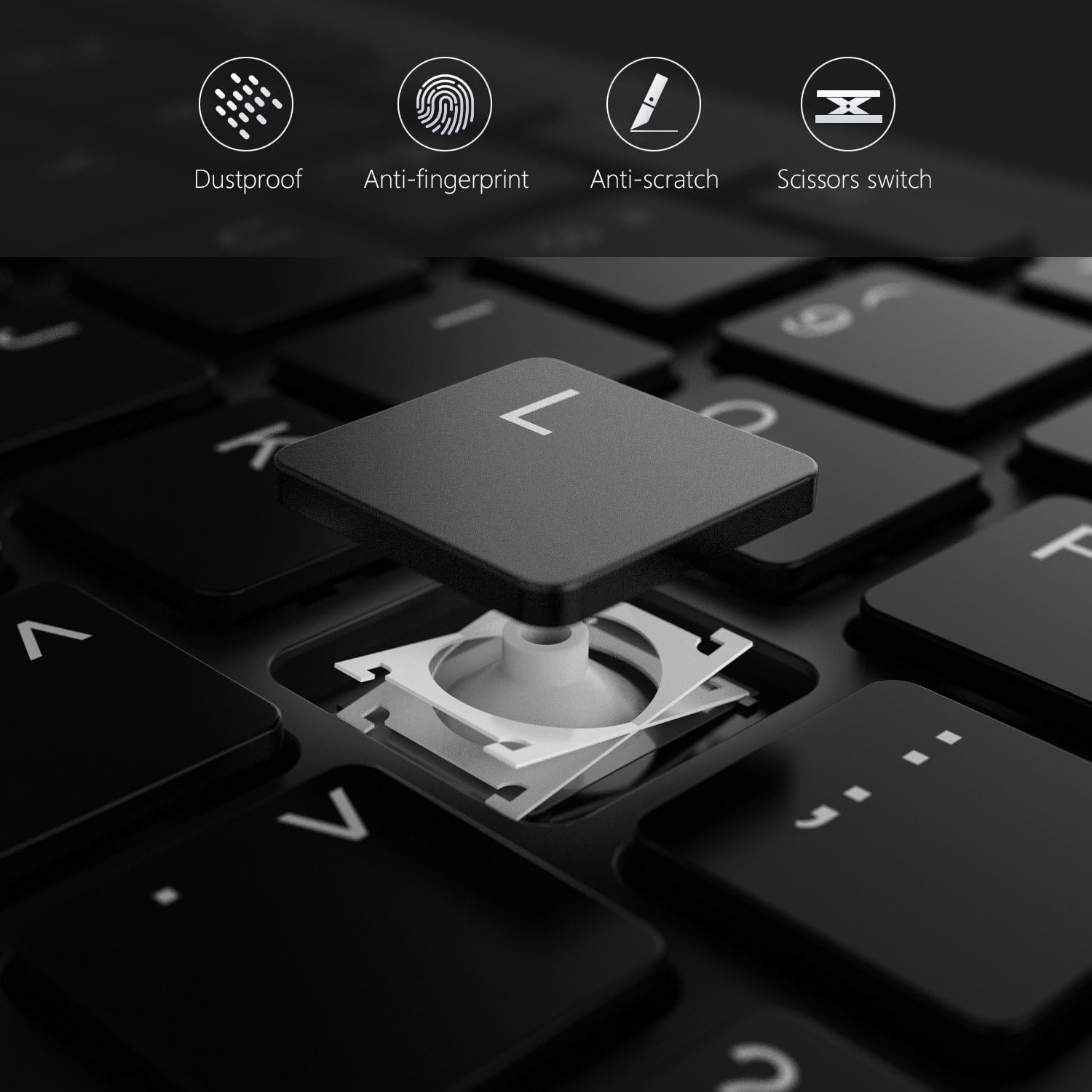 Detalle 2 de seenda WGJP-031 compact wireless keyboard combo