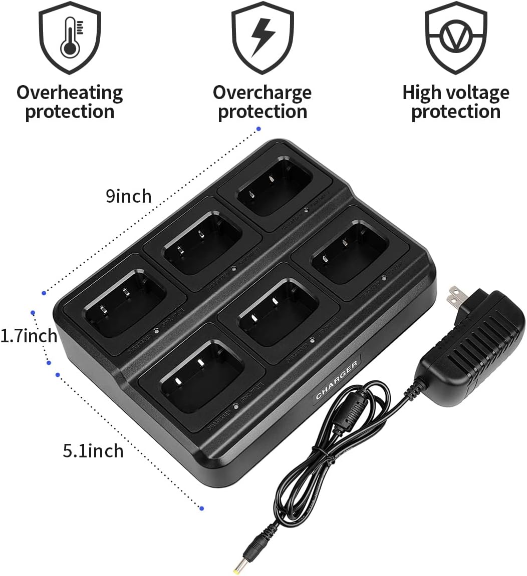 Thumbnail 1 de pxton PX-888S walkie talkies 6 Pack