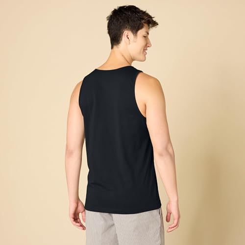 Detalle de Amazon Essentials Camiseta de Tirantes de Ajuste Normal para Hombre – Negro, M