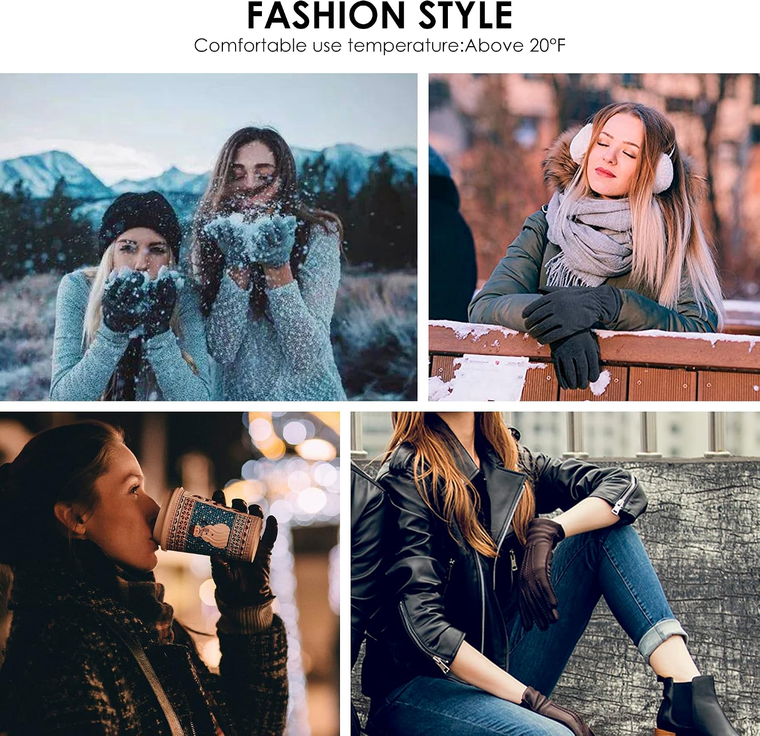 Thumbnail 6 de Dsane Leather Touchscreen Gloves 6.5-8.5