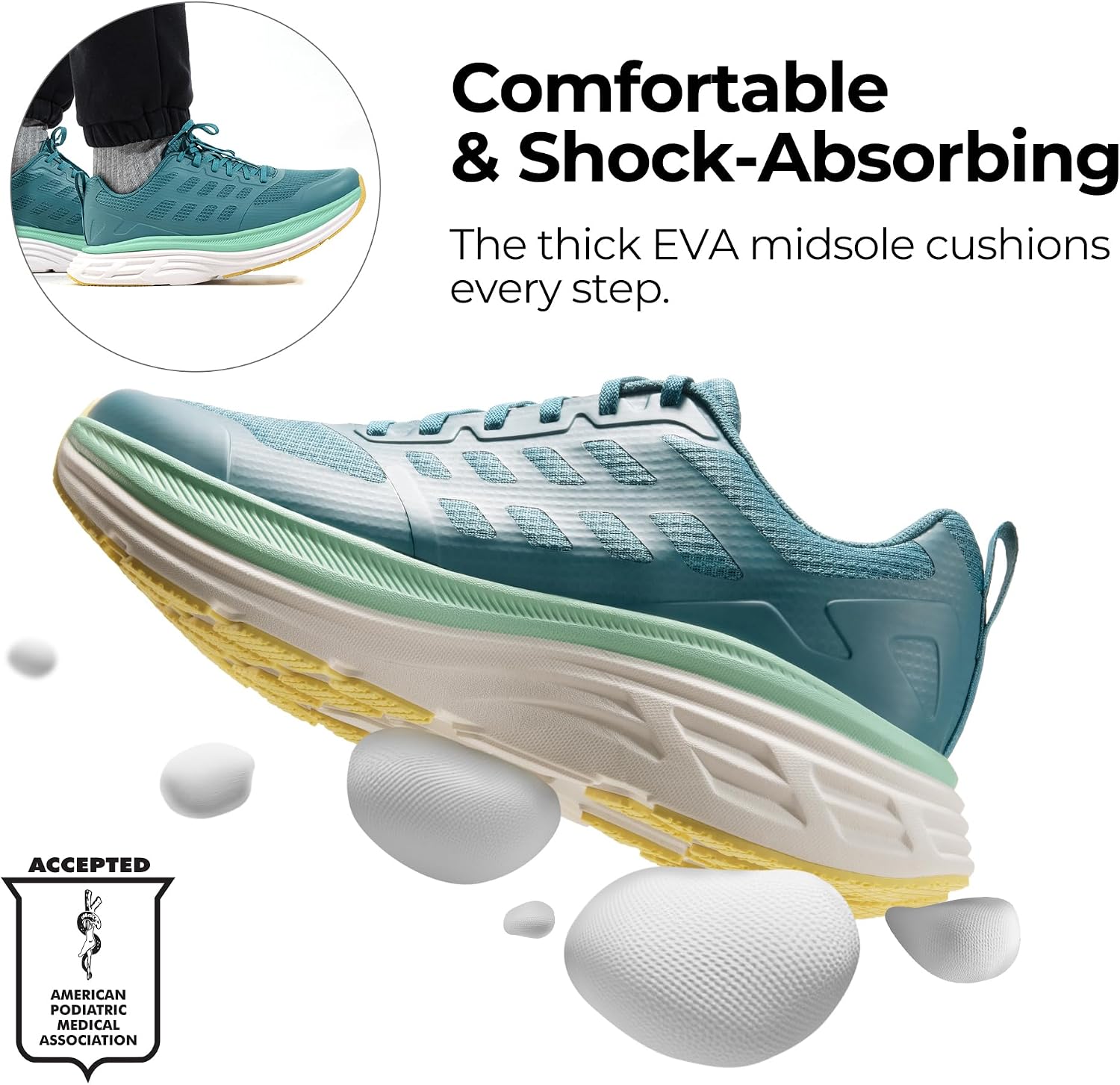 Detalle de NORTIV 8 Scarpe da Ginnastica da Uomo: leggerezza, resistenza e comfort per corsa, trekking e uso quotidiano