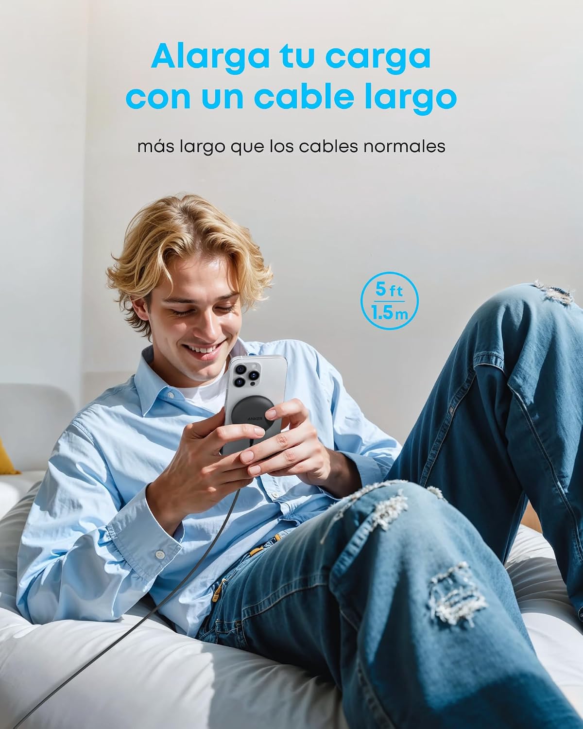 Detalle de Anker Zolo Cargador Inalámbrico 15W