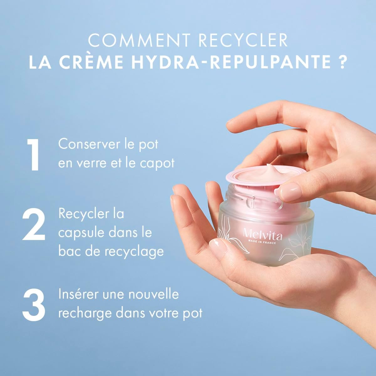 Thumbnail 6 de Melvita Soin pour le Visage Source de Roses — Enrichie en Extraits de Roses Sauvages & Huiles Végétales, Peaux Sensibles, 50 ml