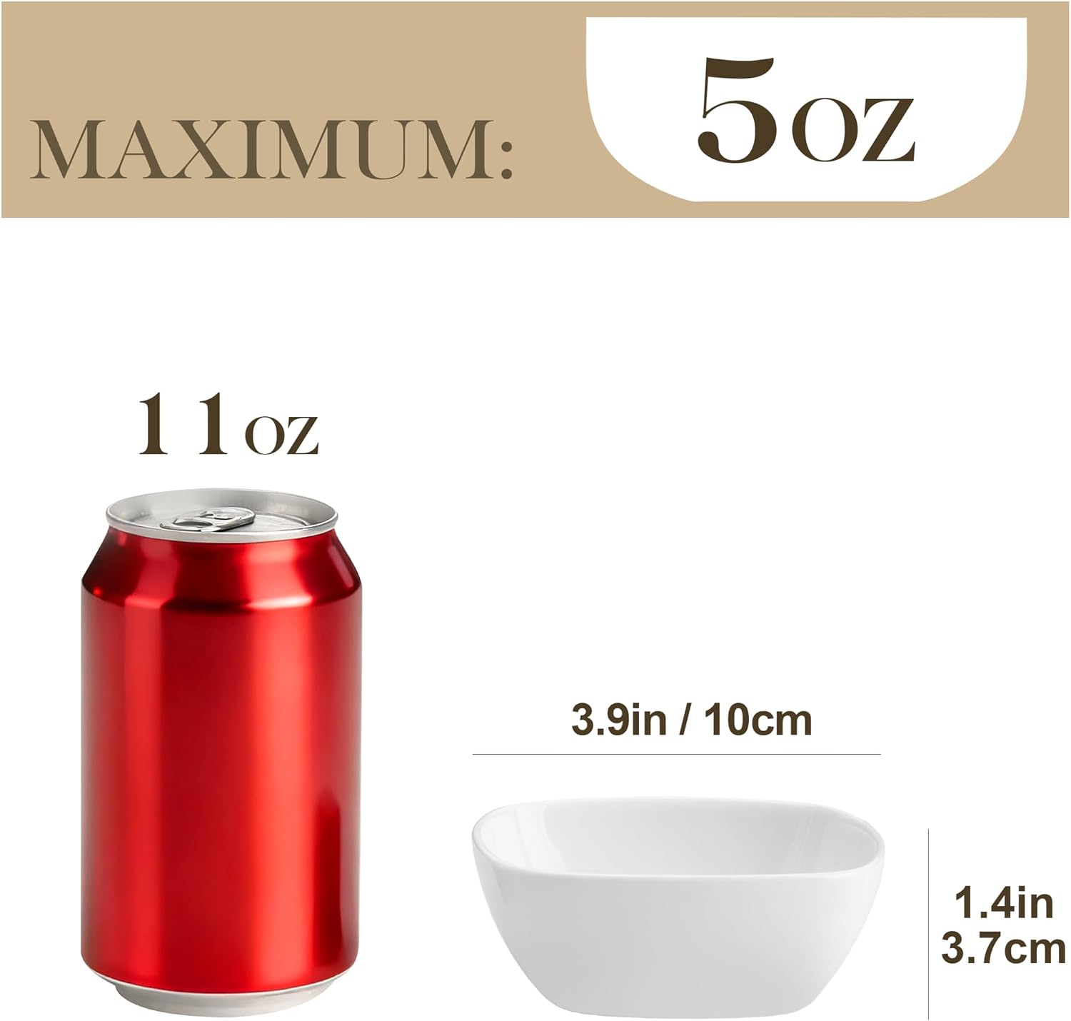 Thumbnail 2 de MALACASA Porcelain Ramekins, 5 oz