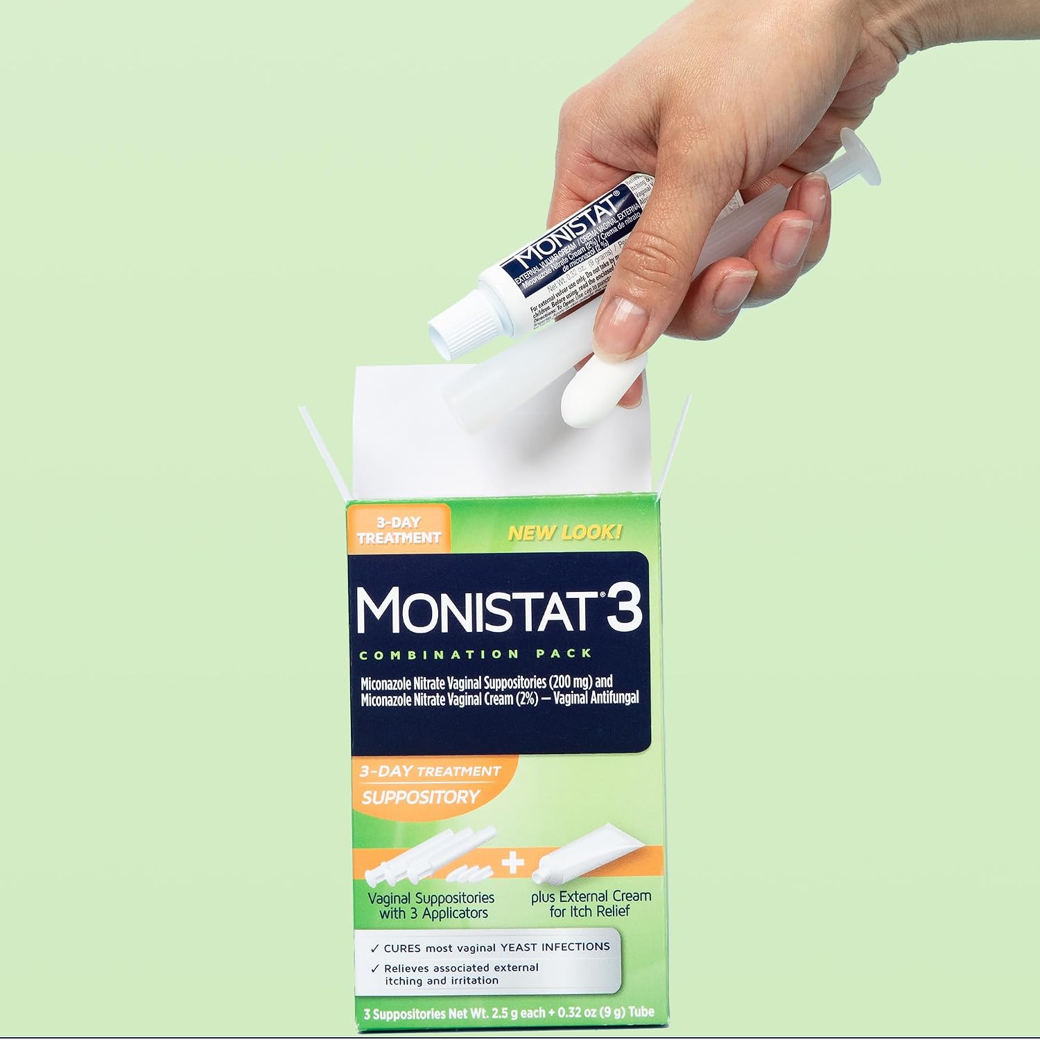 Thumbnail 6 de Monistat 443005A2C 3-Day Yeast Infection Treatment with Miconazole Suppositories
