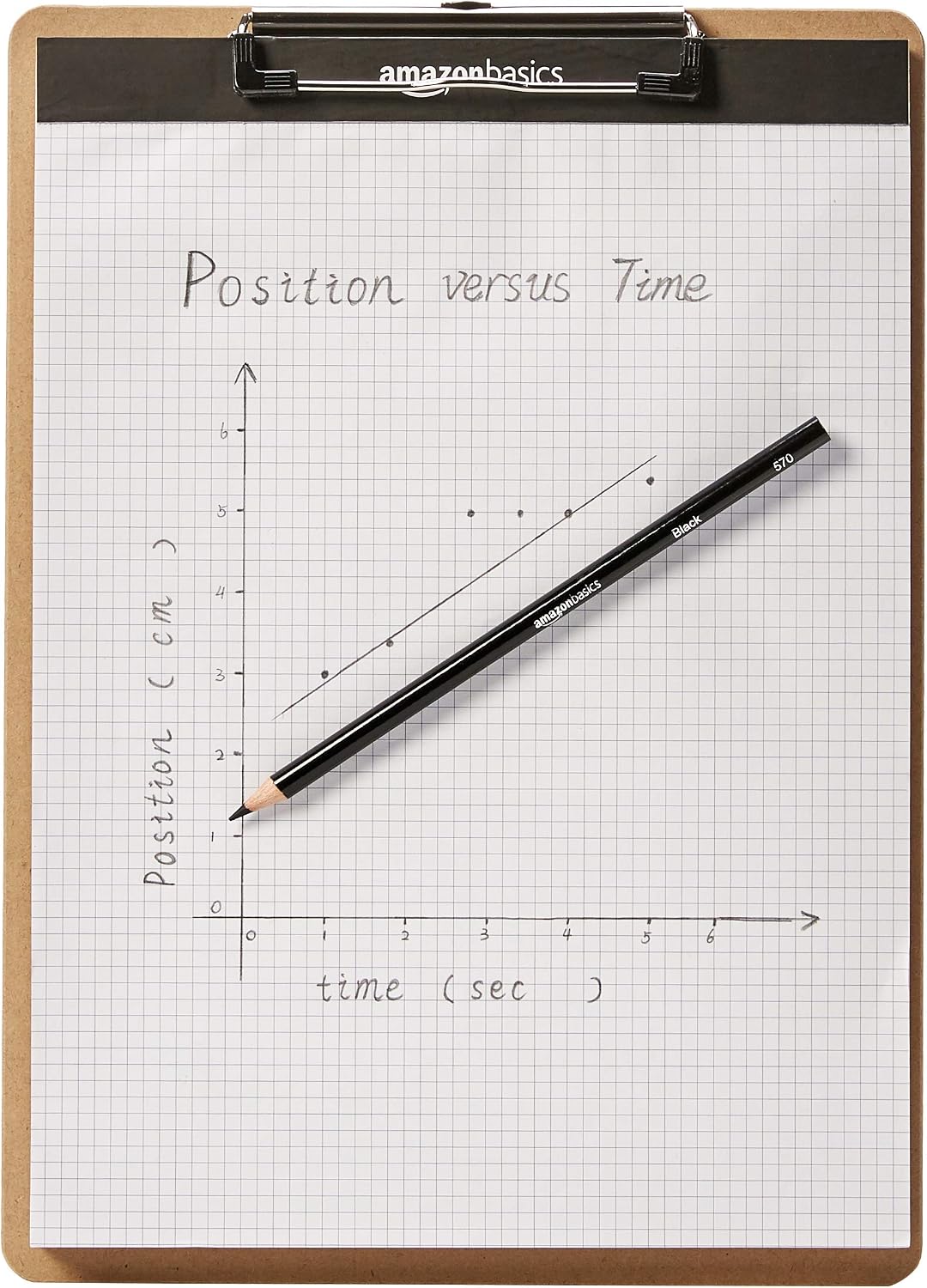 Detalle de Amazon Basics Hardboard Clipboard, Letter Size – 30-Pack