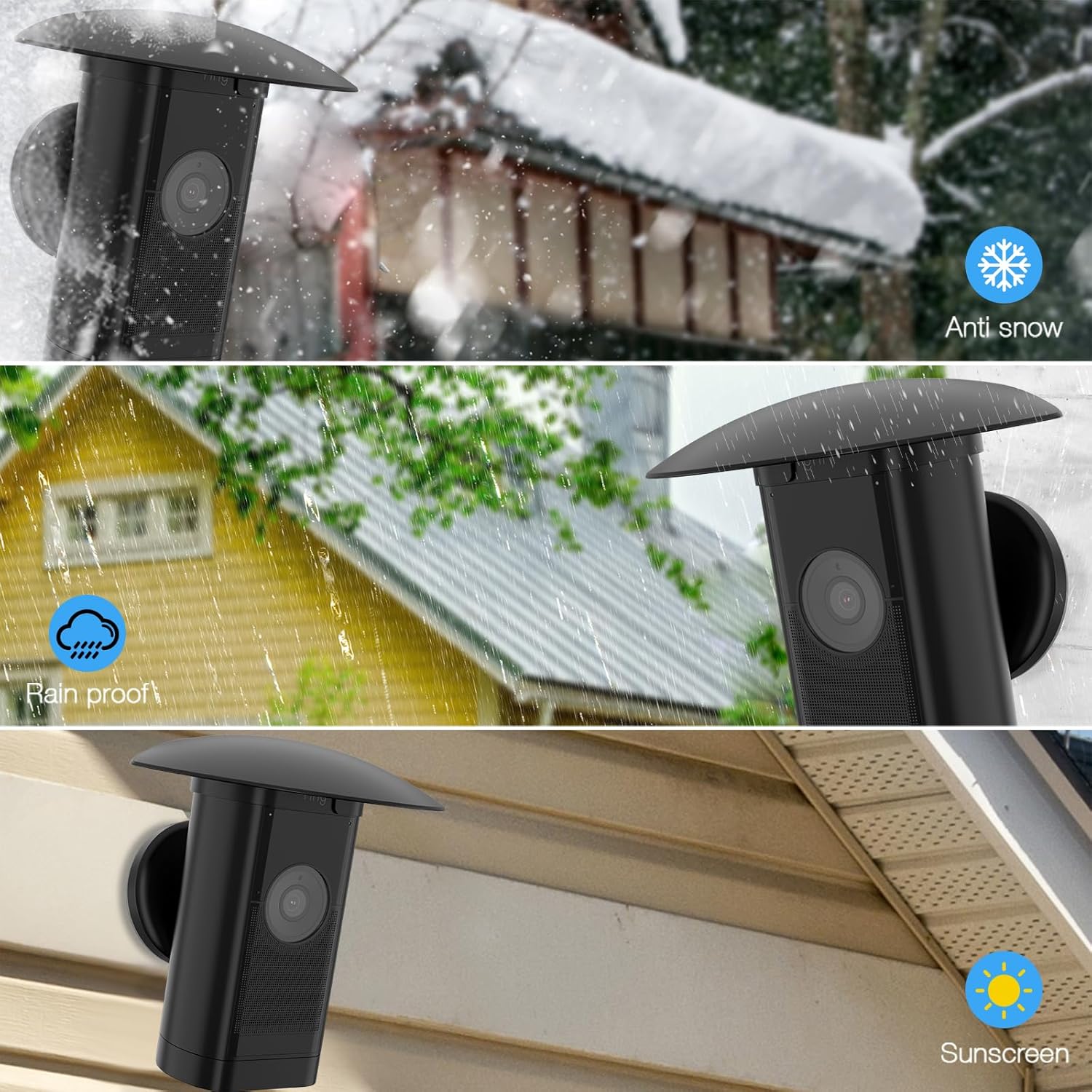 Detalle 2 de Regenschutz für Ring Stick Up Cam Pro