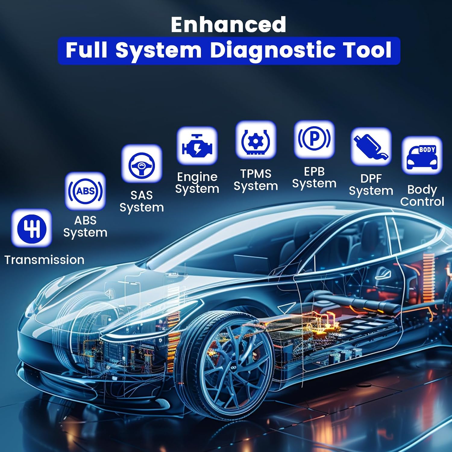 Detalle de BOSSCOMM OBD2 Scanner IFIX435