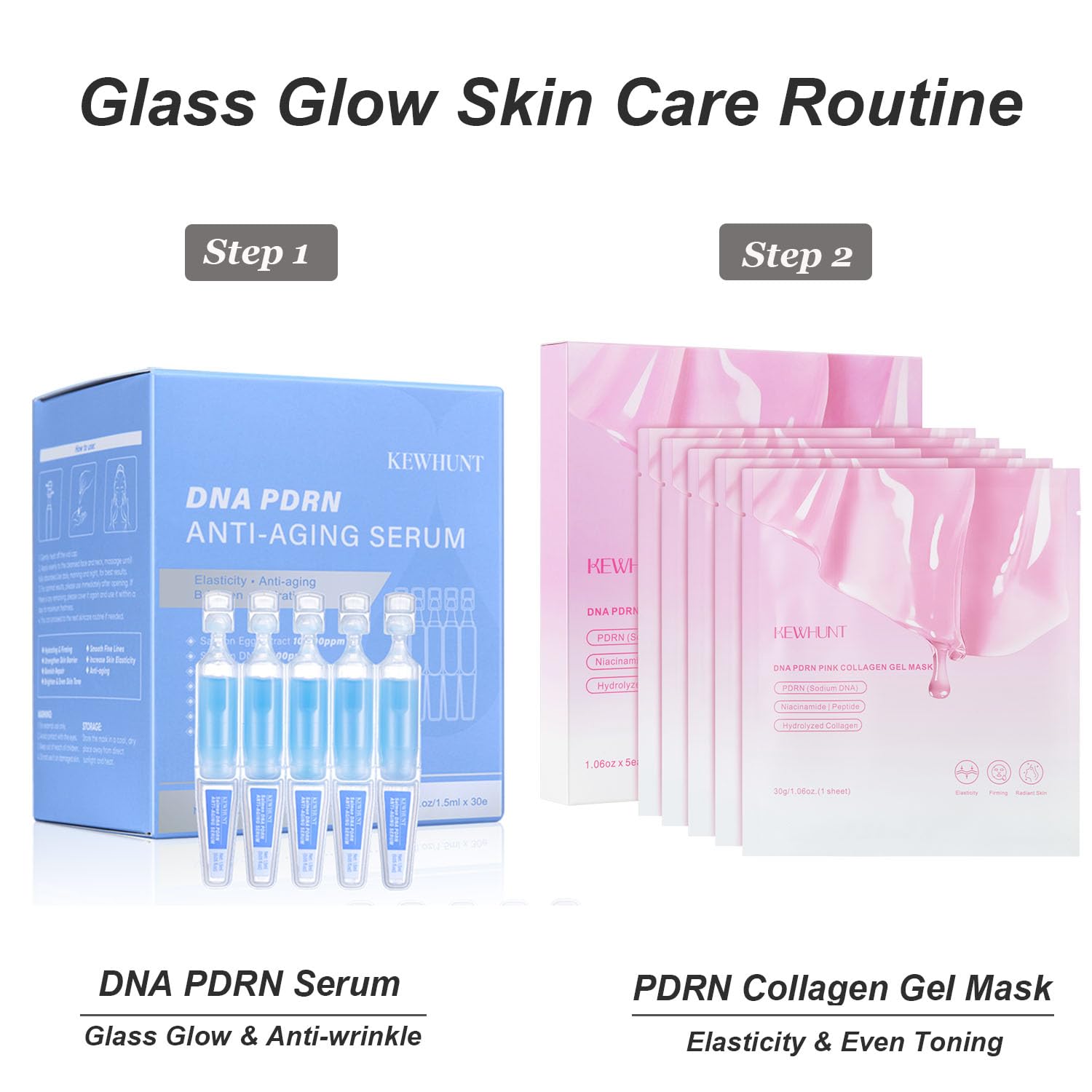 Thumbnail 6 de Kewhunt Salmon DNA PDRN Collagen Jelly Mask, Overnight Hydrogel with Peptides