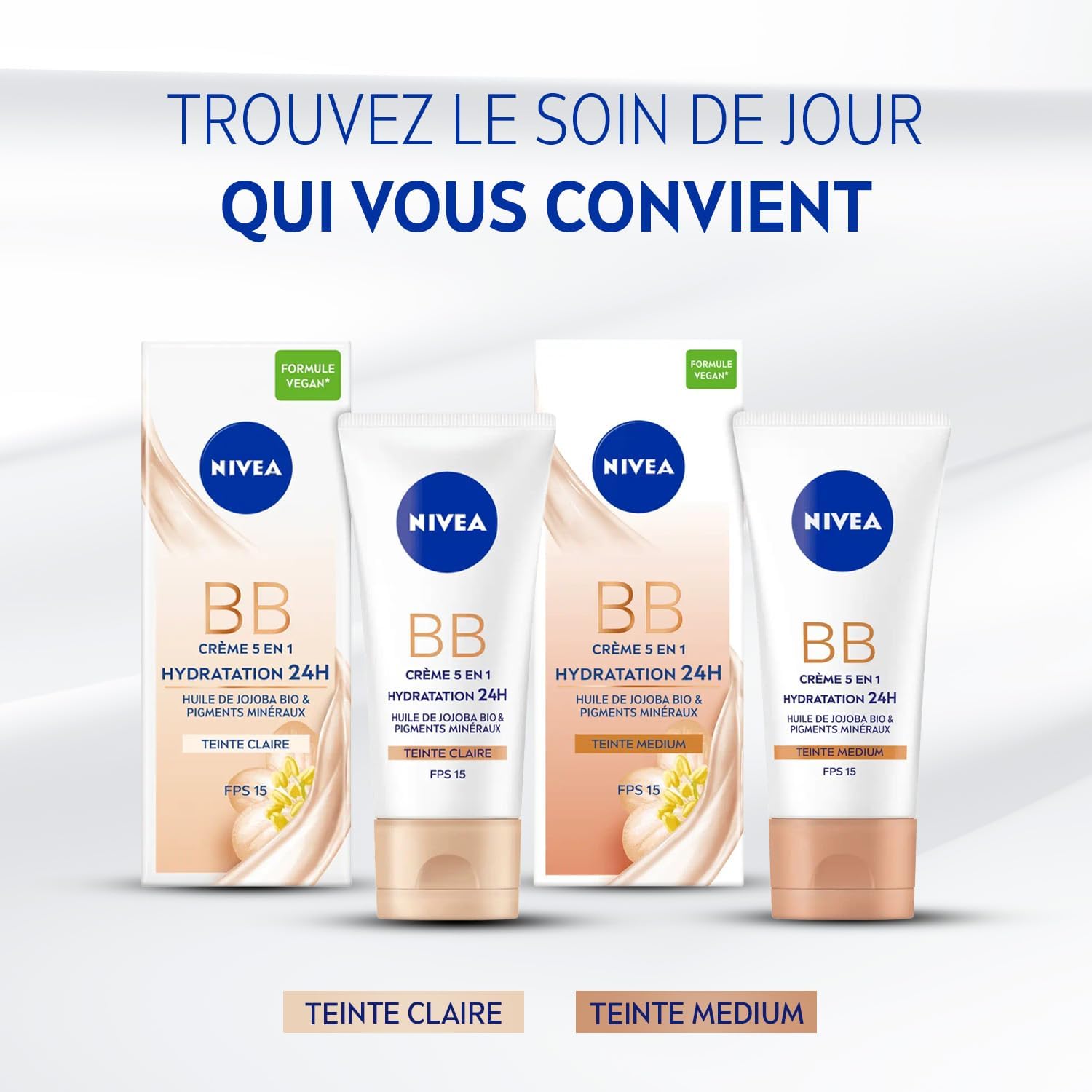 Thumbnail 5 de NIVEA BB Crème 5 En 1 Teinte Médium – Hydratation 24H et FPS 15, 50 ml