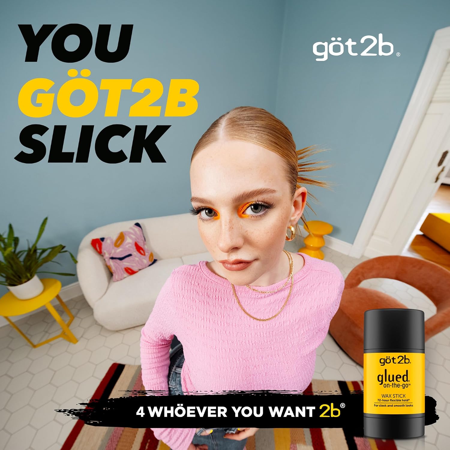 Detalle 2 de got2b glued on-the-go wax stick 1.8oz Hair Wax