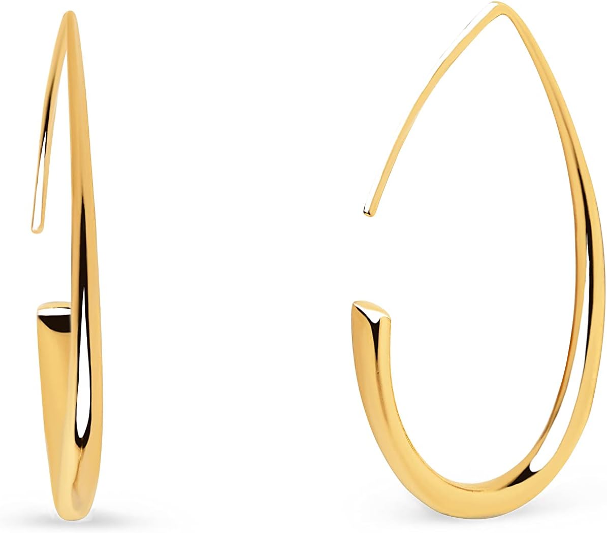 Thumbnail 3 de SINGULARU Orecchini Gota Arch in Argento Sterling placcati Oro 18Kt o Rodio