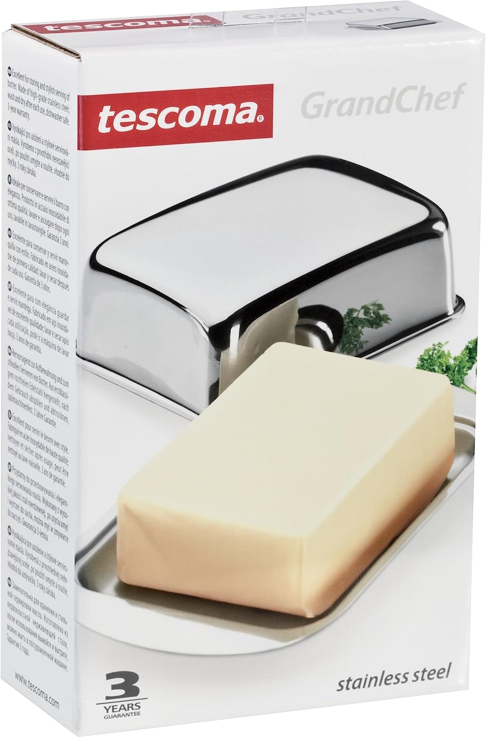 Thumbnail 3 de Tescoma 428630 Mantequera Grandchef 🧈 Acero Inoxidable Gris