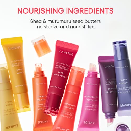 Detalle de LANEIGE Lip Glowy Balm: Sheer Tinted Lip Treatment Balm with Murumuru & Shea Butters