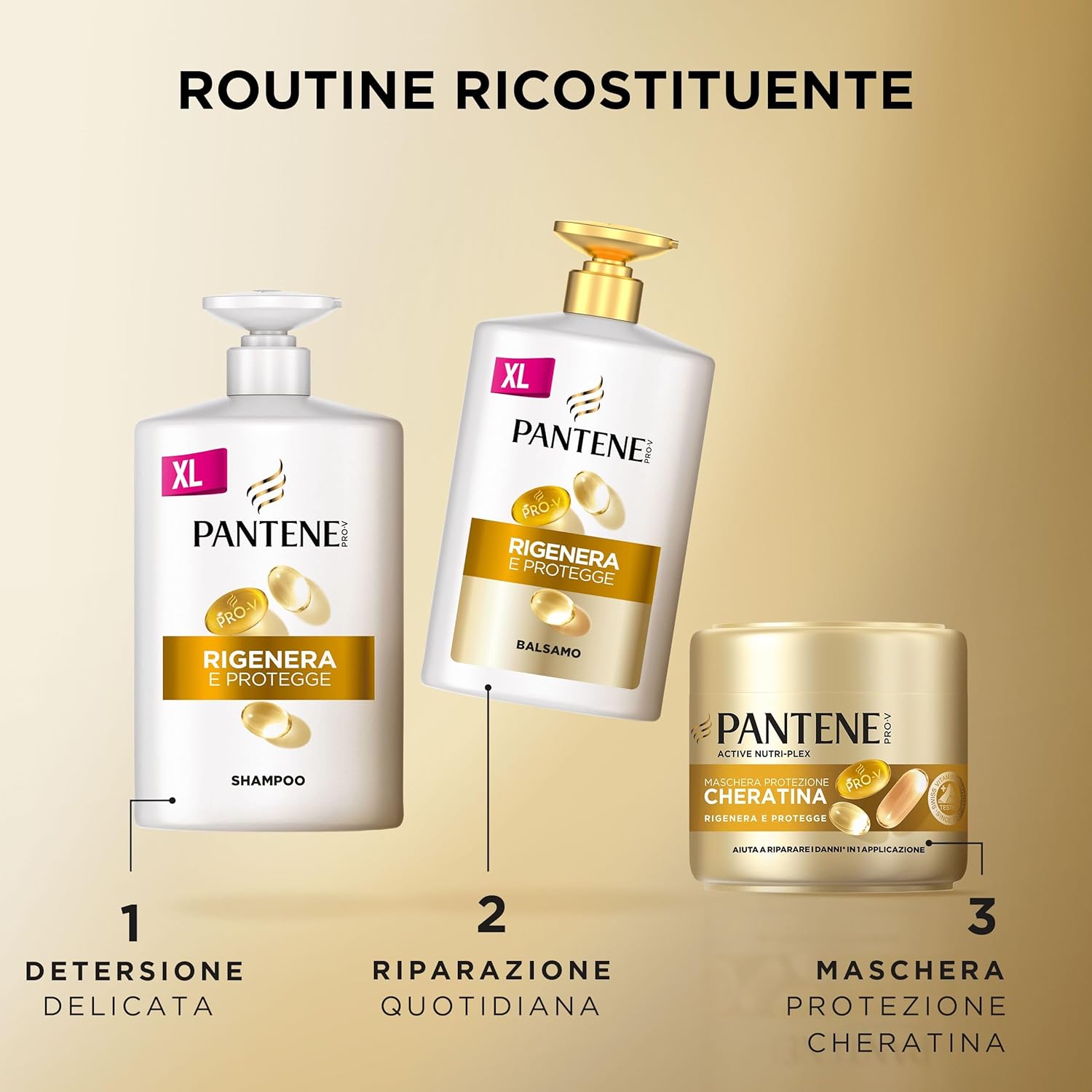 Thumbnail 6 de Pantene Rigenera e Protegge Shampoo+Balsamo 2x1000 ml