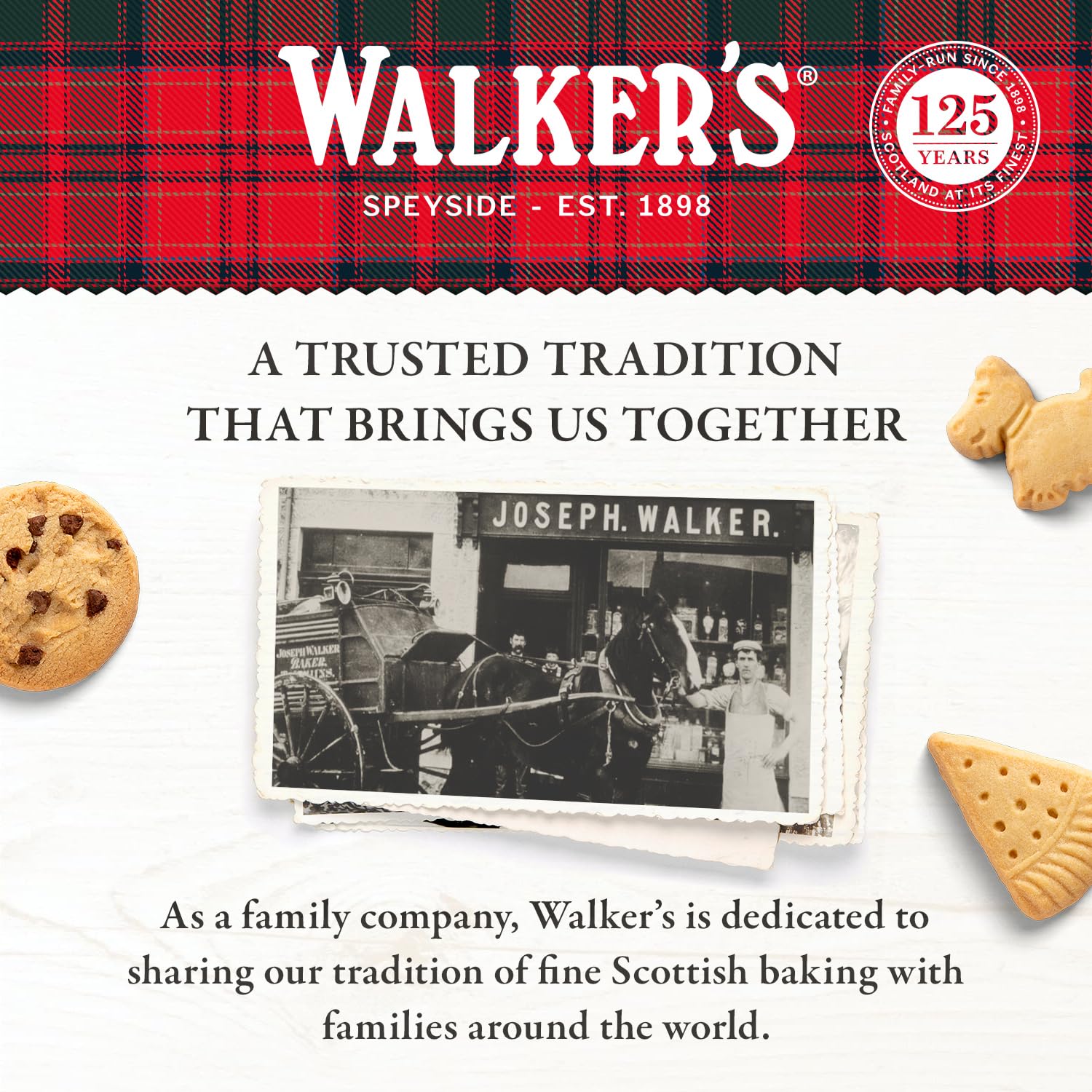 Detalle de Walker’s Snowman Shortbread Cookies, 15.9 oz, 3 Boxes, Mini Festive Shapes