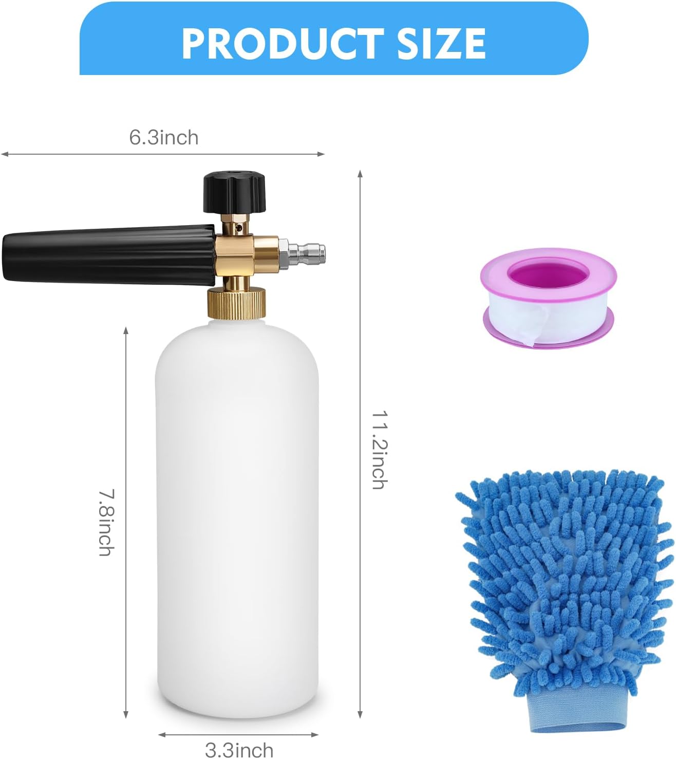Thumbnail 4 de Geichan foam cannon lance, 1L quick release