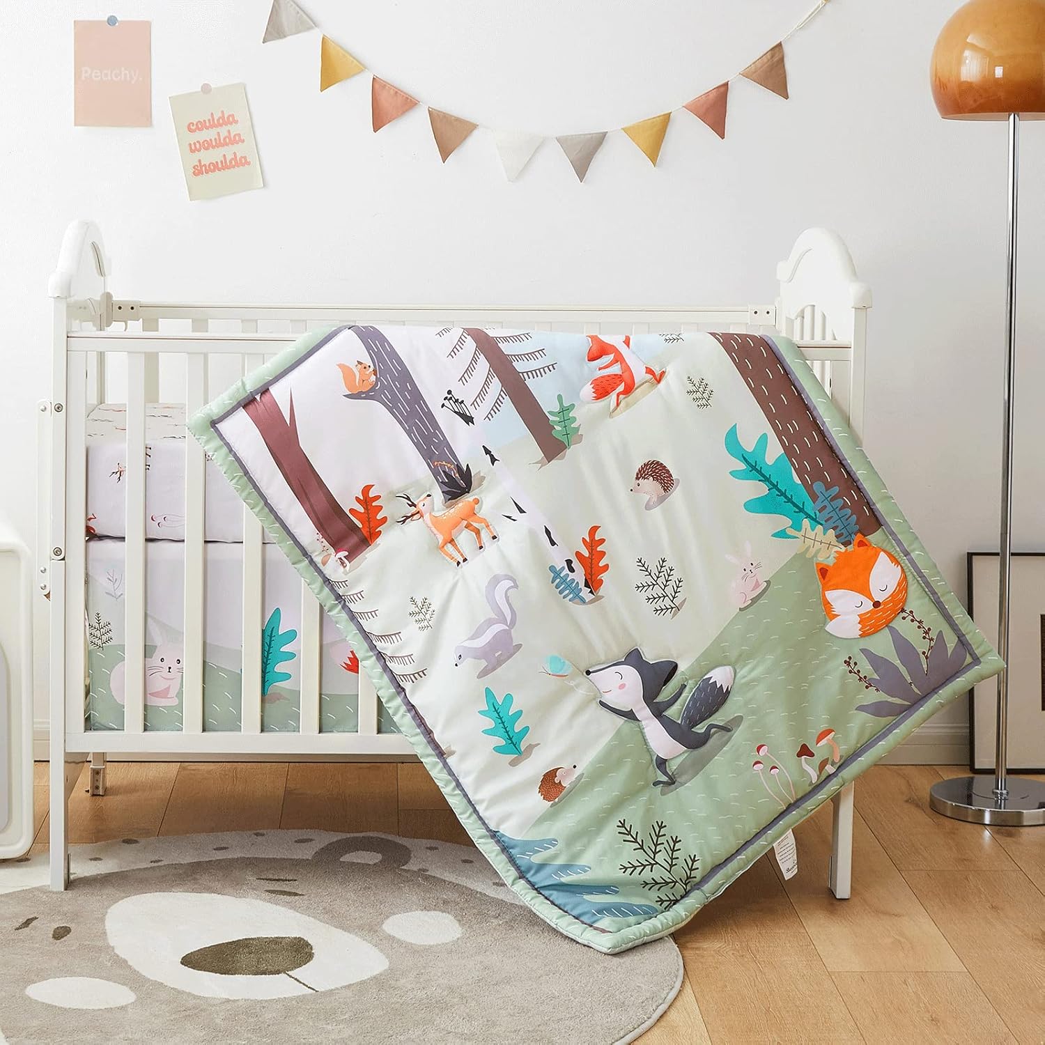 Thumbnail 5 de beeweed Animal Themed Baby Blanket 84x107 cm