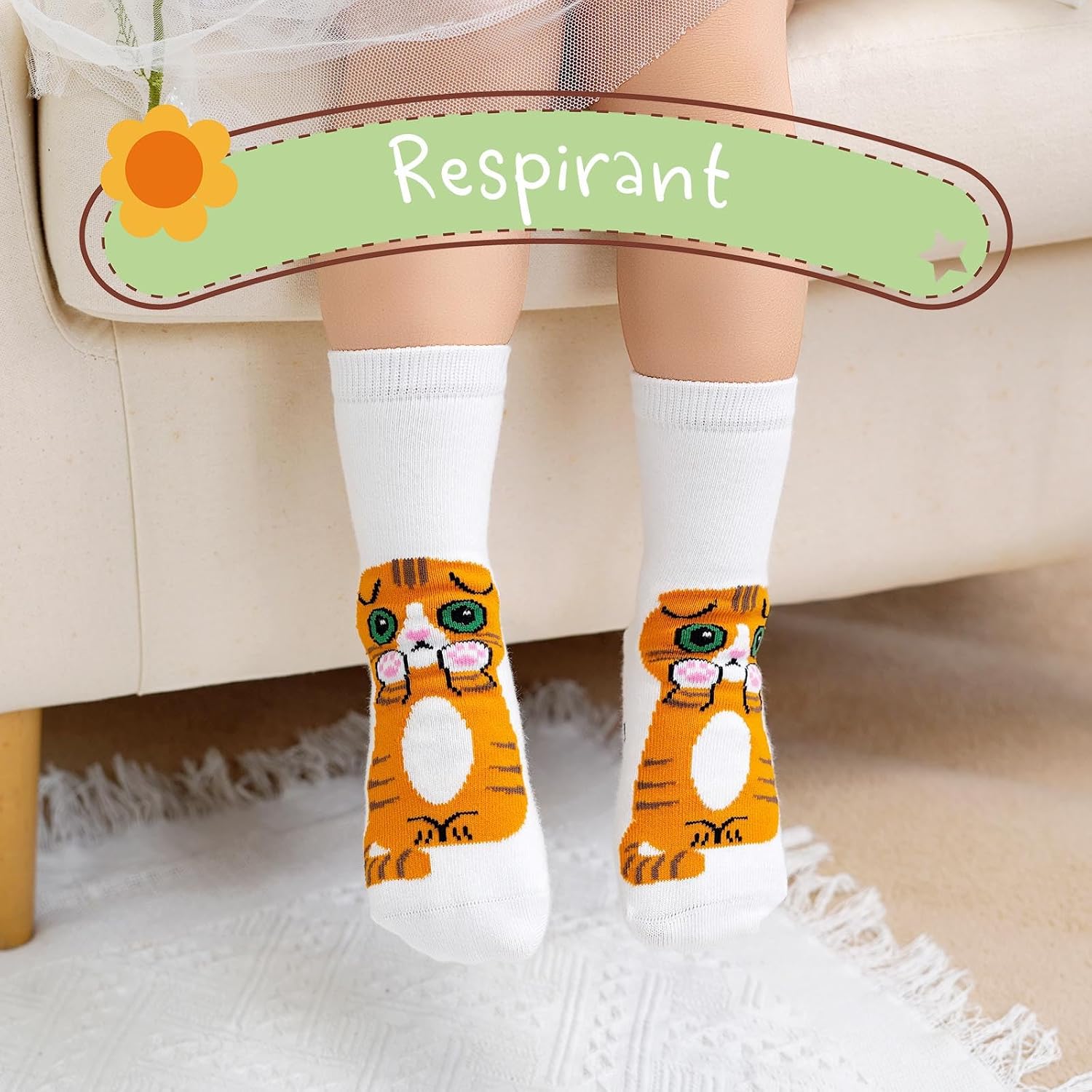 Detalle 2 de LOFIR Chaussettes Fantaisie Filles 5 paires