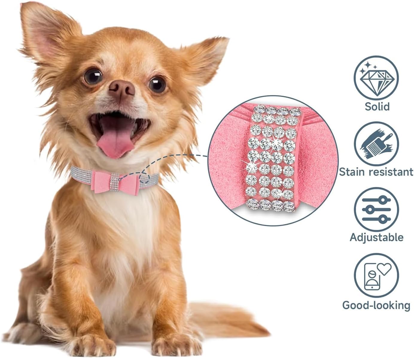 Detalle 1 de Dog Collar, Suede