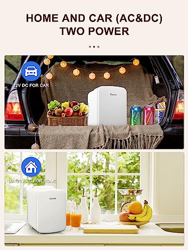Thumbnail 2 de Reemix Mini Fridge 4 Litre: Portable 6 Can Cooler & Warmer in Pearlescent White