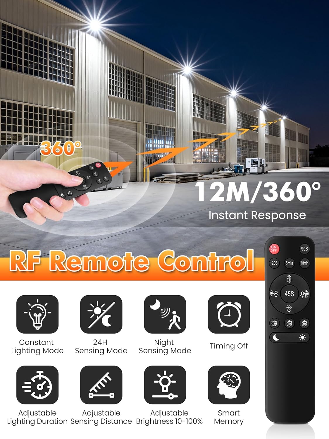 Thumbnail 2 de MEIKEE 42W Faretto sensore movimento