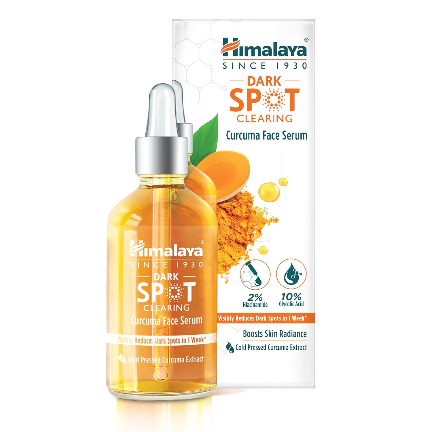 Detalle de Himalaya Kurkuma-Gesichtsserum 30 ml – sichtbar hellere Haut und gleichmäßigerer Teint