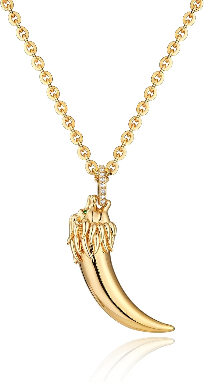 Thumbnail 6 de Jenosy Gold Halskette Damen 18K Vergoldet – Personalisiertes Medaillon-Design, 45,7–50,8 cm