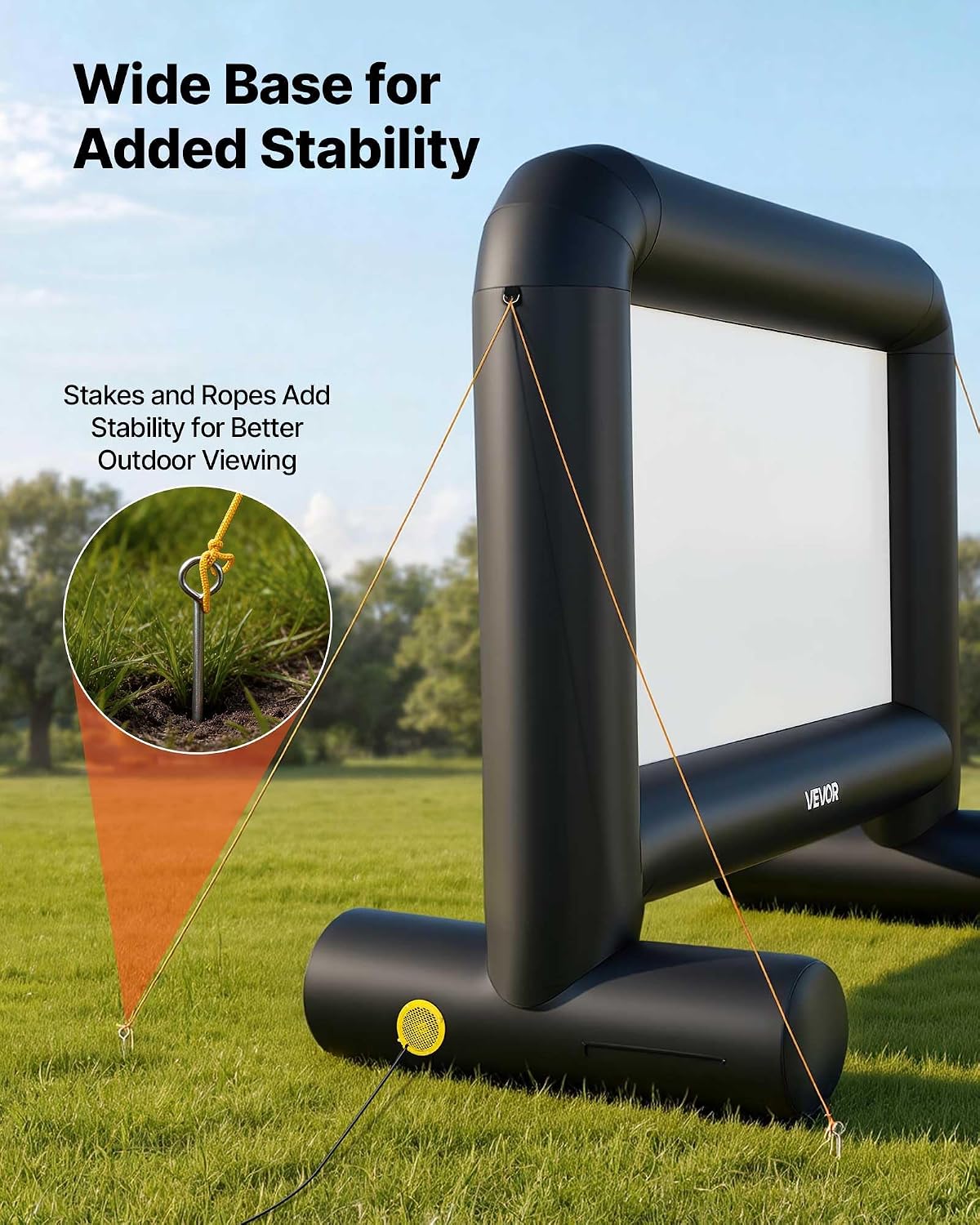 Thumbnail 4 de VEVOR 14 ft Inflatable Movie Screen for Outdoor Projection