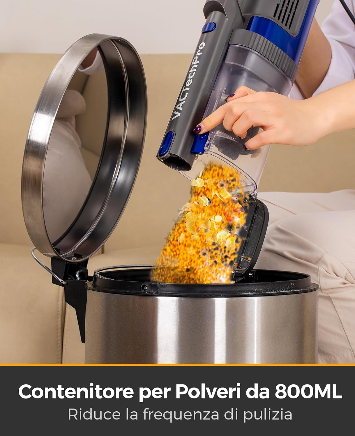 Thumbnail 6 de VACTechPro 600W aspirapolvere 800ml 🧹