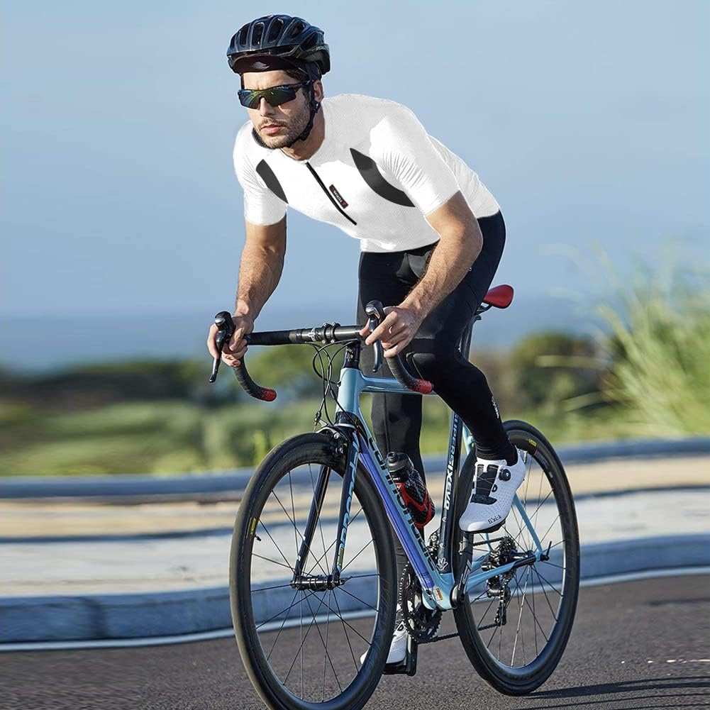Detalle 2 de MEETWEE Magliette Ciclismo Uomo: maglia MTB/strada con 3 tasche e zip