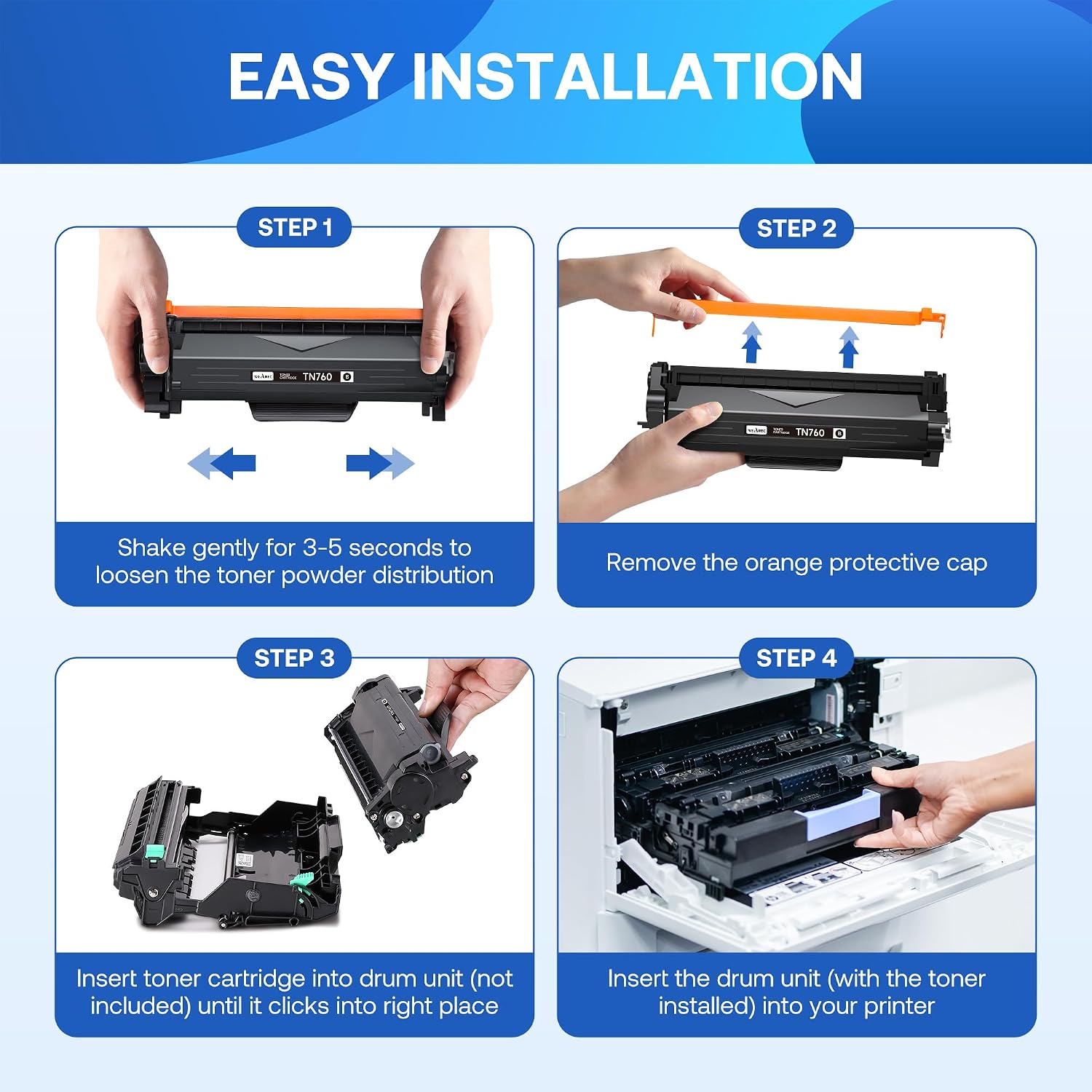 Thumbnail 4 de WEAREC TN760 Toner Cartridge 3000 pages 🖨