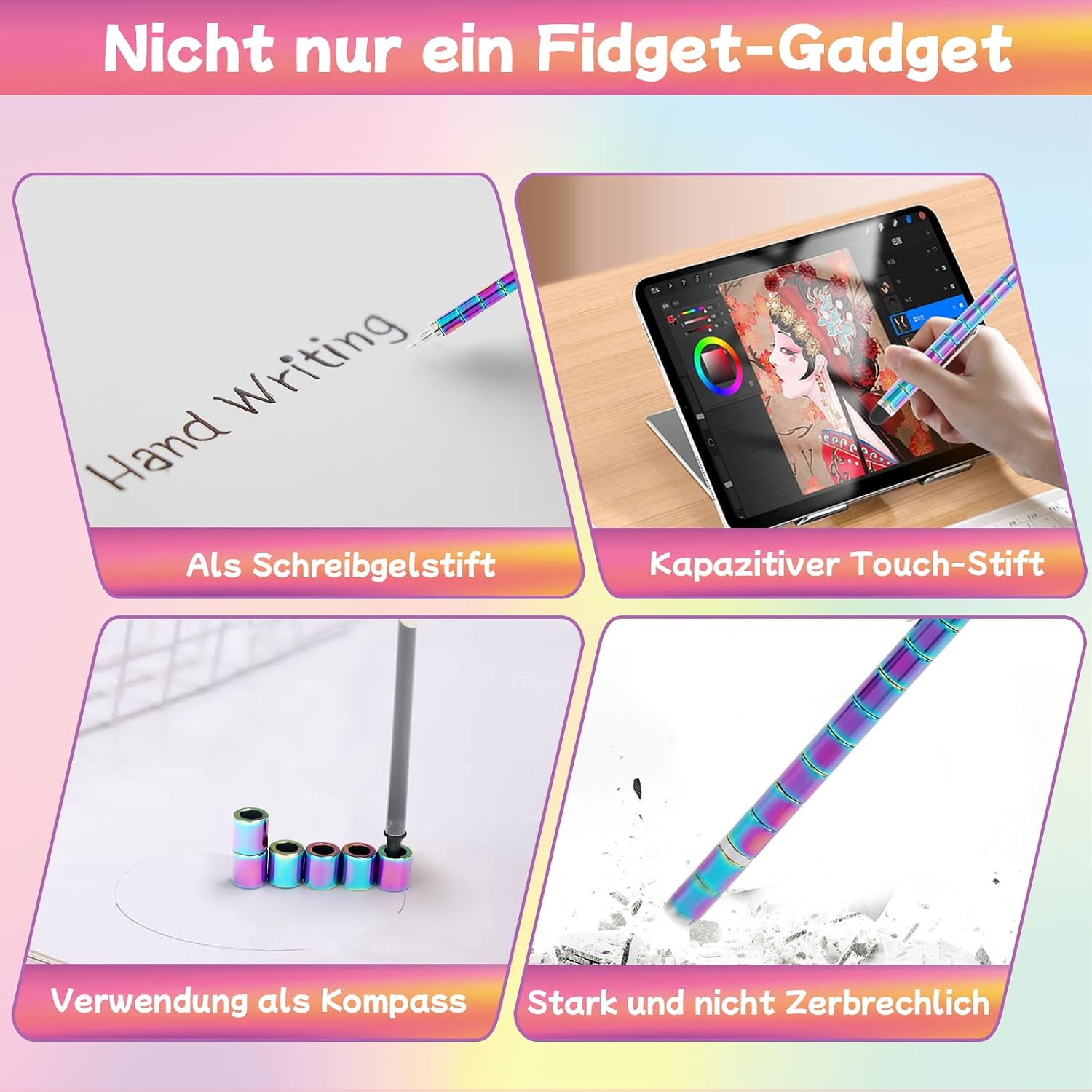 Thumbnail 4 de CDDFUNGO Fidget Gelstifte, als Schreib- und Spielstift