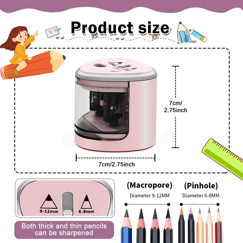 Thumbnail 1 de Elektrischer Bleistiftspitzer 5 Sekunden ✏️