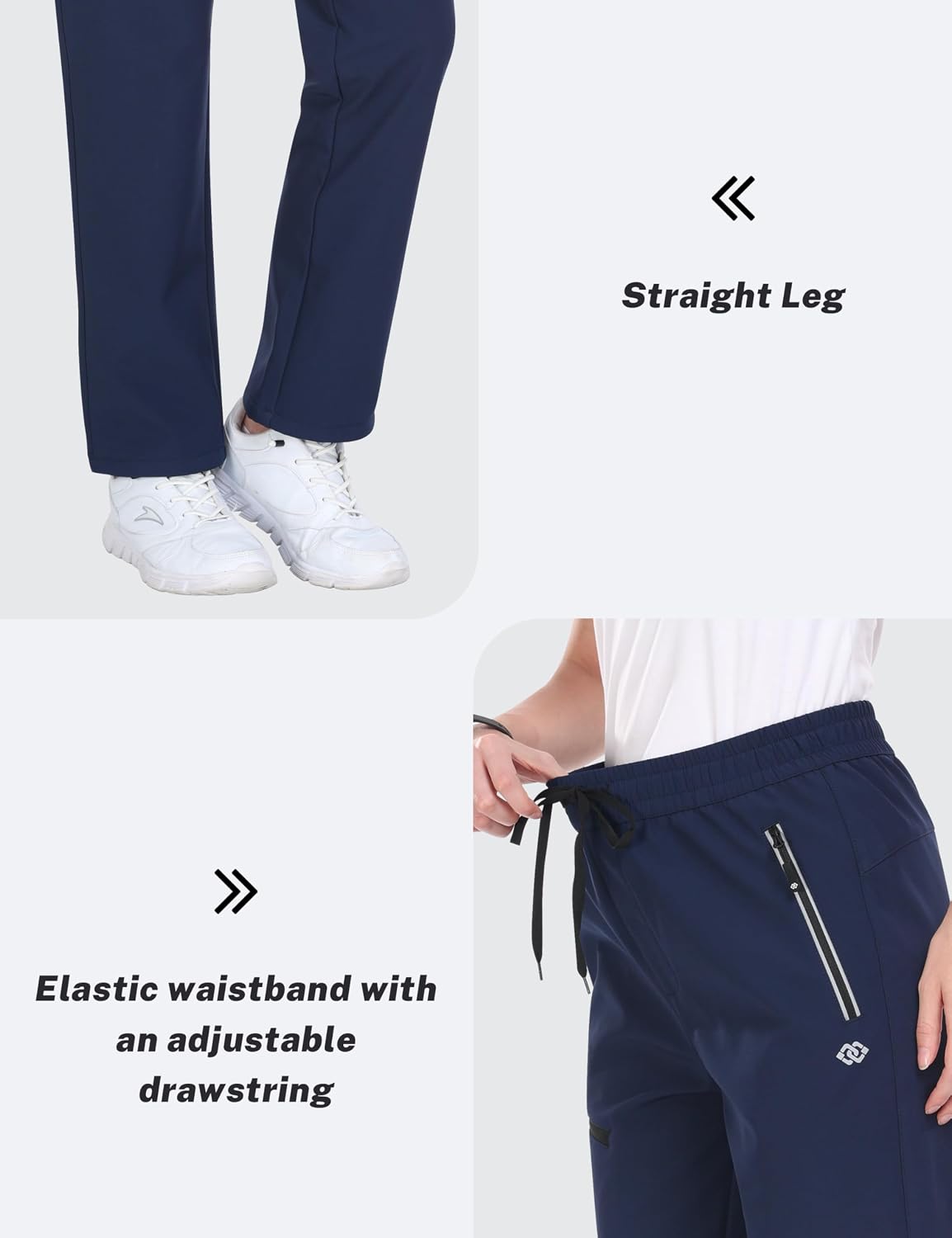 Thumbnail 6 de MoFiz Women's Fleece-Lined Waterproof Snow Pants with Drawstring Waist