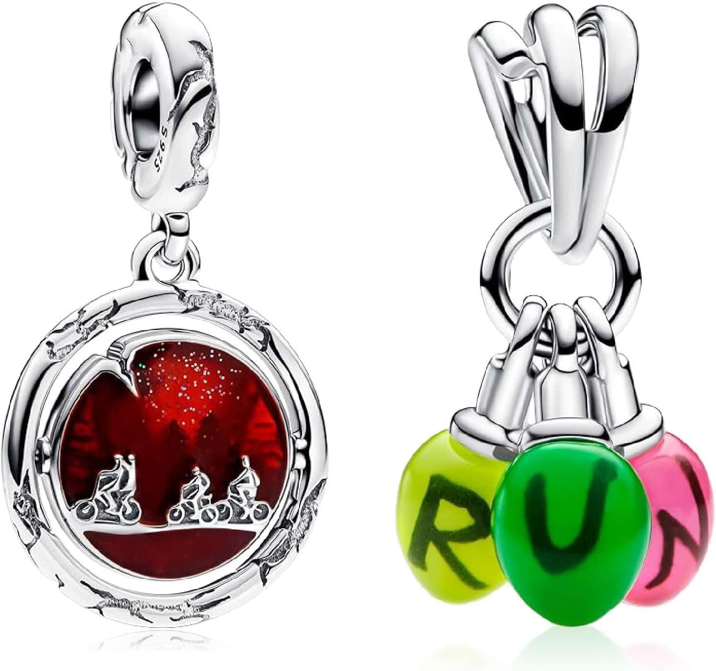 Thumbnail 2 de MSPOVOF Herz Charms Bead 925 Silber
