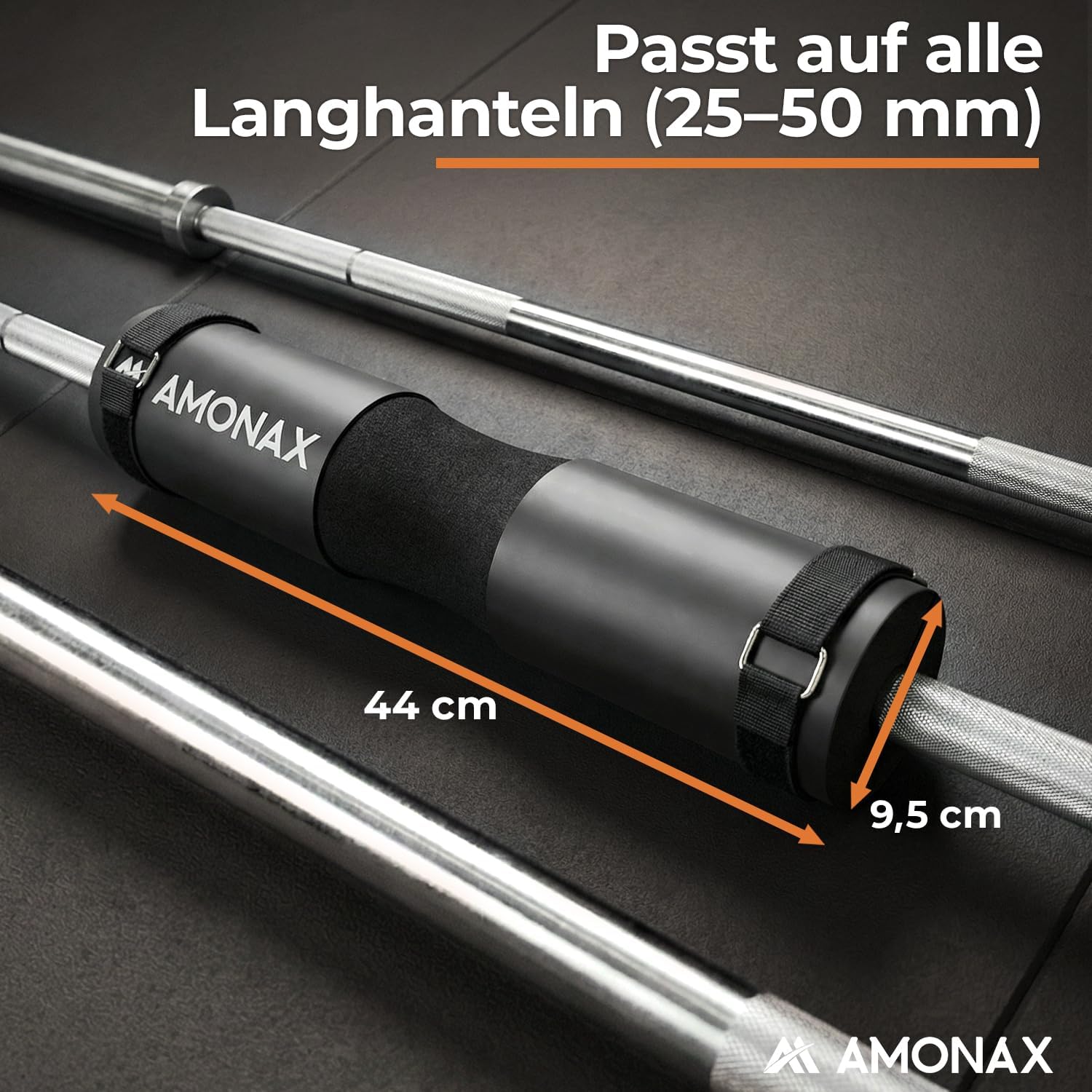 Detalle 2 de Amonax Langhantel Polster – Extra dickes Nackenpolster für Kniebeugen, Hip Thrust und mehr