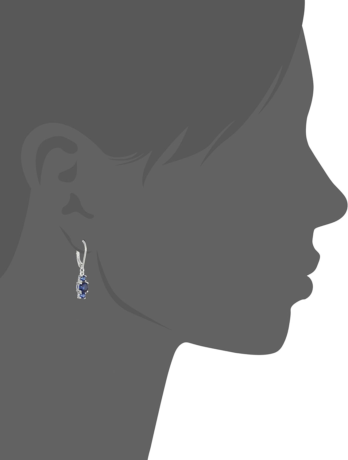 Thumbnail 3 de Amazon Essentials gemstone leverback earrings
