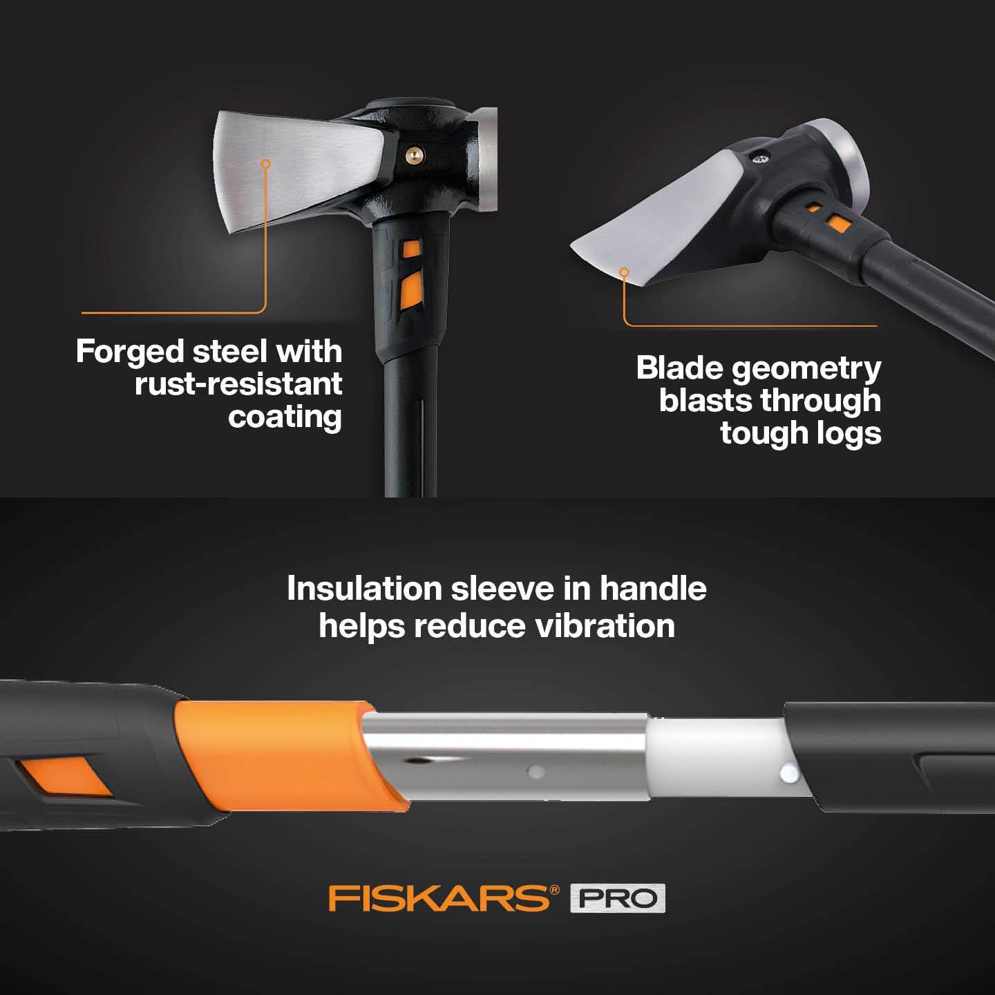 Thumbnail 3 de Fiskars Ascia da spacco IsoCore XXL 92 cm: potenza stabile per tronchi grandi
