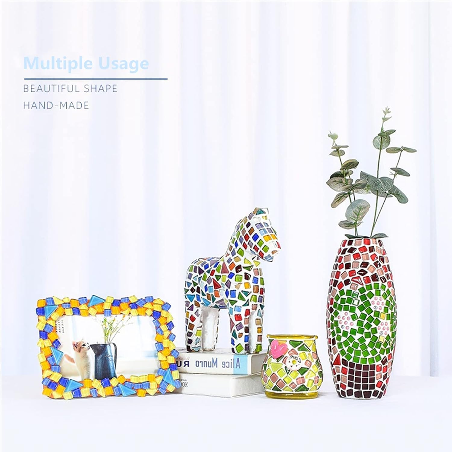 Thumbnail 2 de Unregelmäßige Glasmosaikfliesen 500 g 🎨