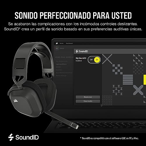 Thumbnail 6 de Corsair HS80 MAX Wireless auriculares para juegos