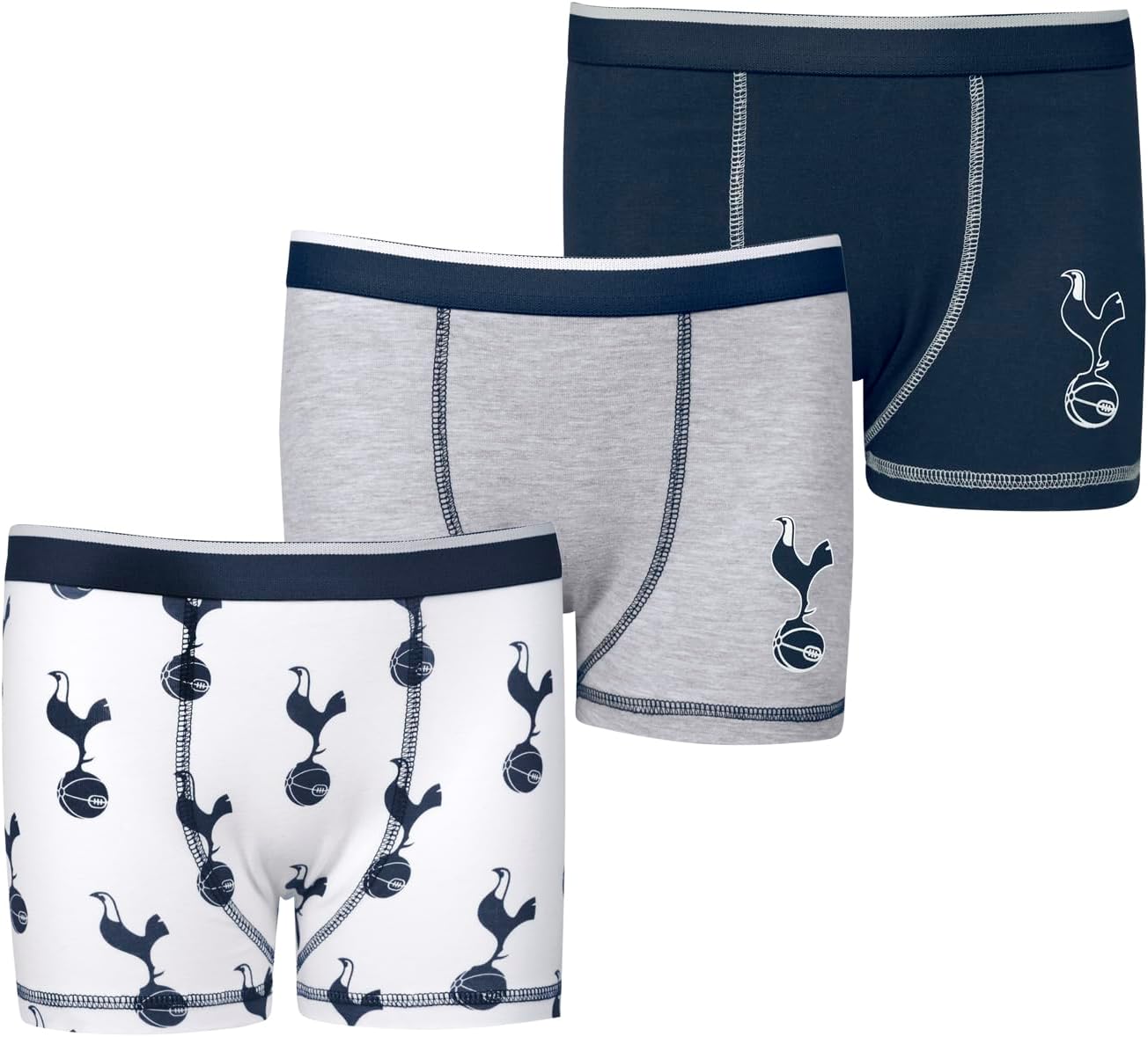 Detalle de Tottenham Hotspur Boys Boxers | Pack of 3 Official Spurs Boxers