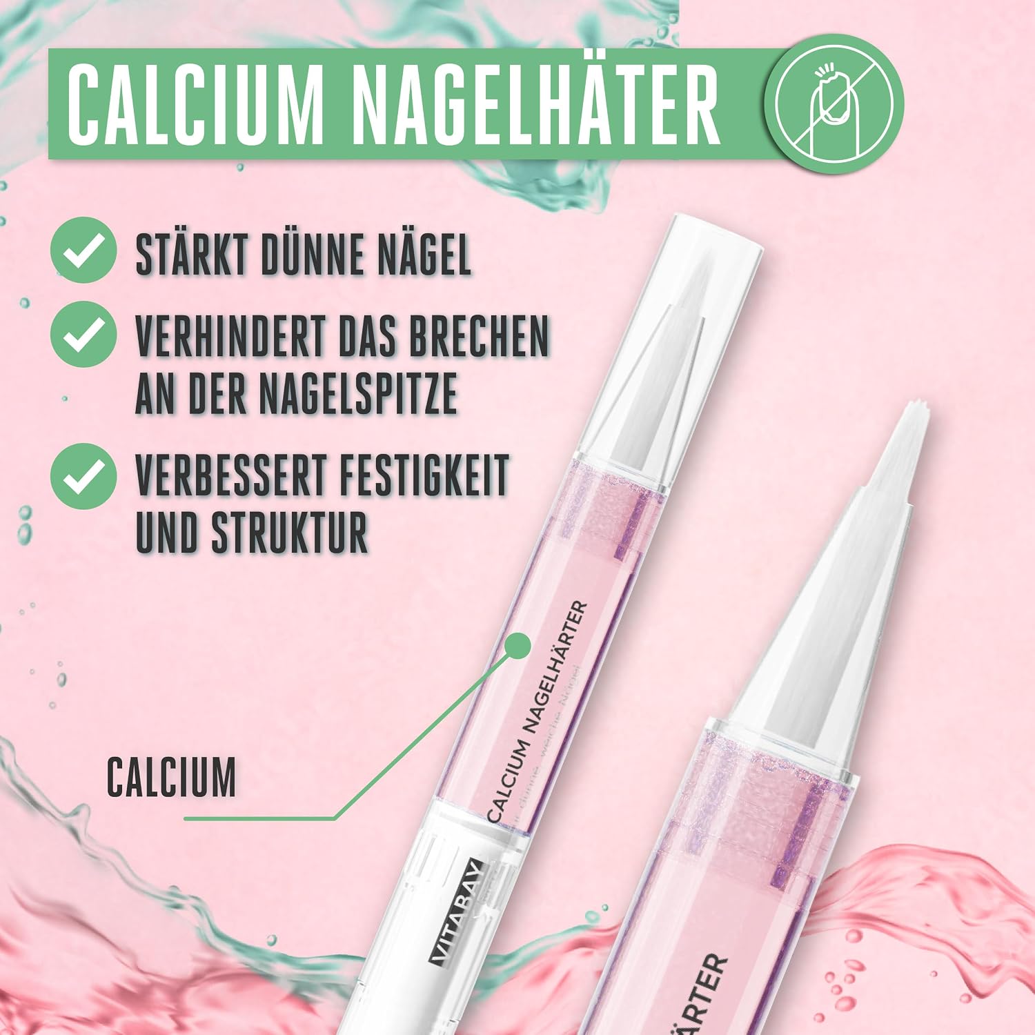 Thumbnail 4 de Vitabay Nagelhärter Duo Set 2x 2 ml Nagelpflegestift