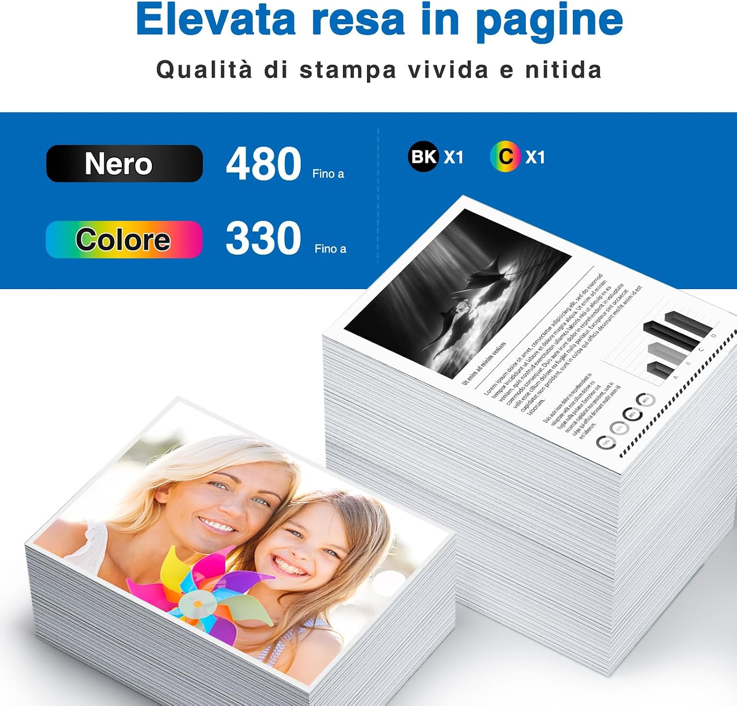 Detalle de Starink 302XL Cartucce d'inchiostro Rigenerato per HP 302 XL Nero e Colore – Compatibilità ampia