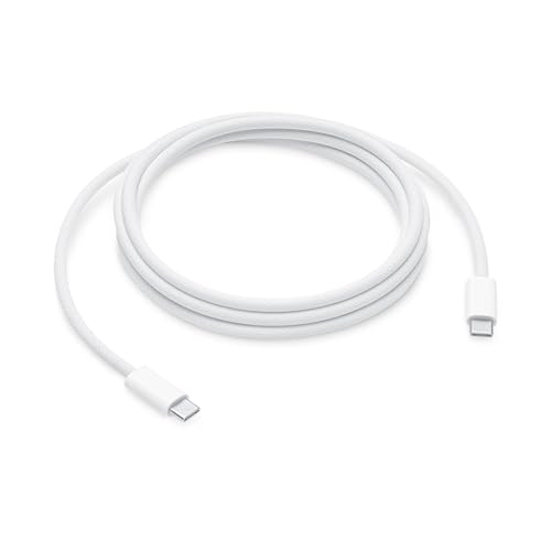 Detalle de Apple 240W USB-C to USB-C Woven Charge Cable (2 m) — Fast, Durable Power and Sync