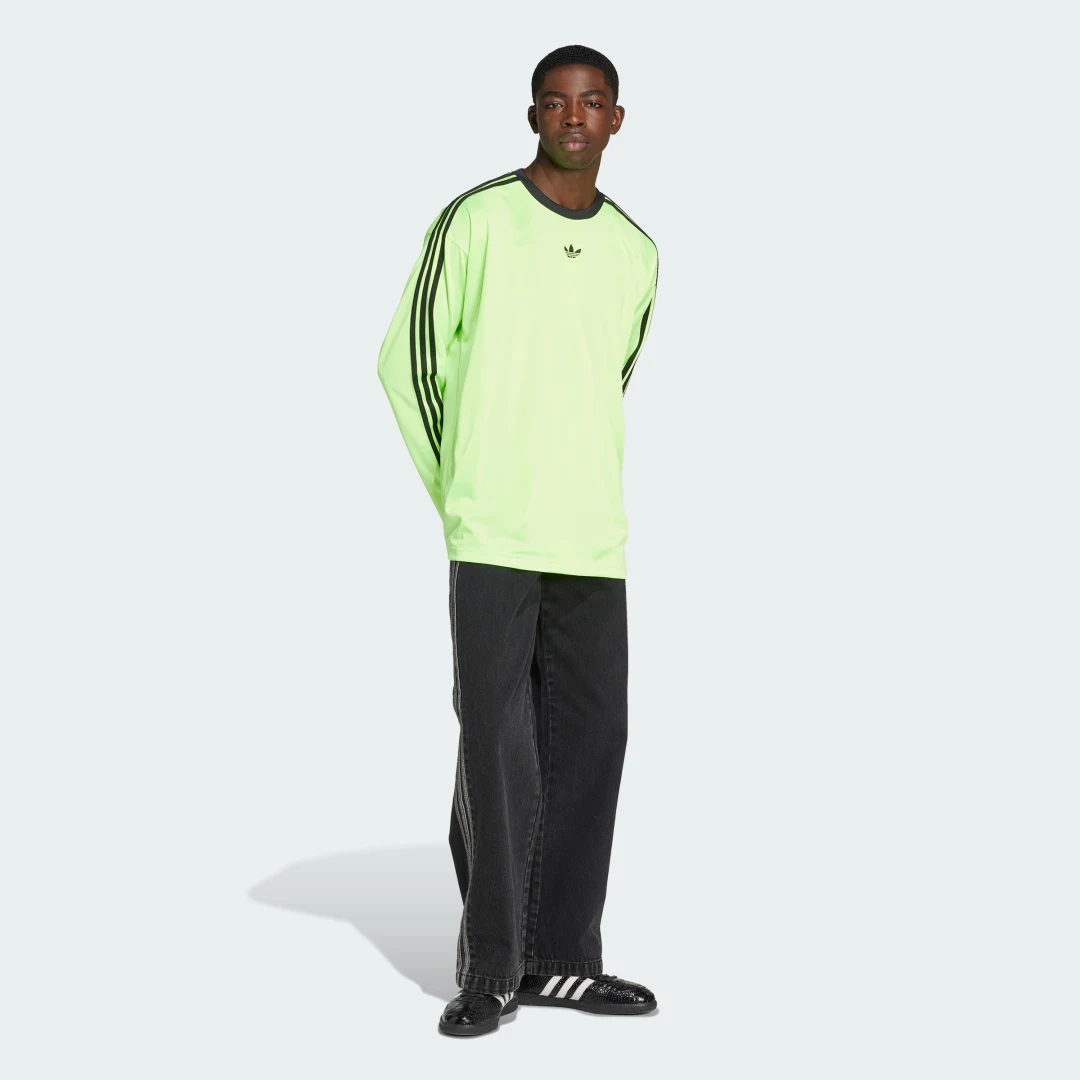 Thumbnail 2 de Camiseta adidas Adicolor Jacquard de manga larga – color verde